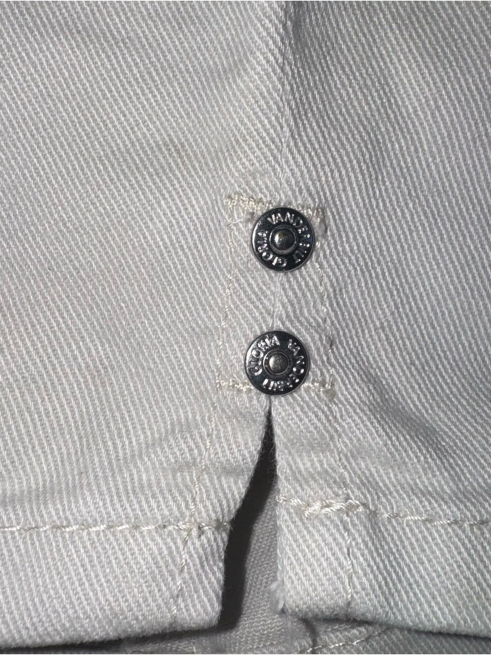 Gloria Vanderbilt Amanda Capri Jeans Womens 8 White Slimming Stretch Crop - Picture 7 of 9